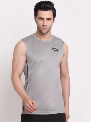 Invincible Men’s Melange Vest-Grey Melange / S