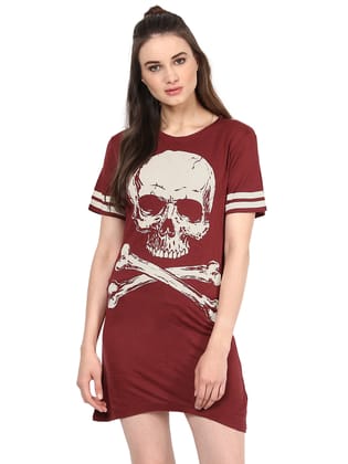 SLEEVE-STP-SKULL-L / Red