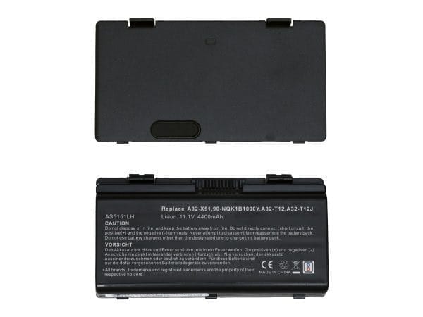 Laptop Battery For ASUS X51 Series / A32 T12 , 11.1V 4 Cells 4400mAh – Compatible
