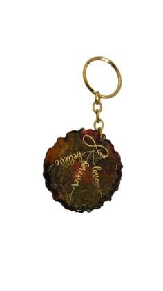 Love Forever Stylish Keychain - Personalized Multicolored Gift Accessory