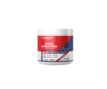 Fitness Buzz Nutrition I Prime Series I King Creatine I 100% Pure Micronized Creatine Monohydrate I Better | Faster | Stronger I 3000Mg Creatine I Energy Boost I Athletic Performance I Recovery Boost I Nutraceutical I Veg I 100 GM