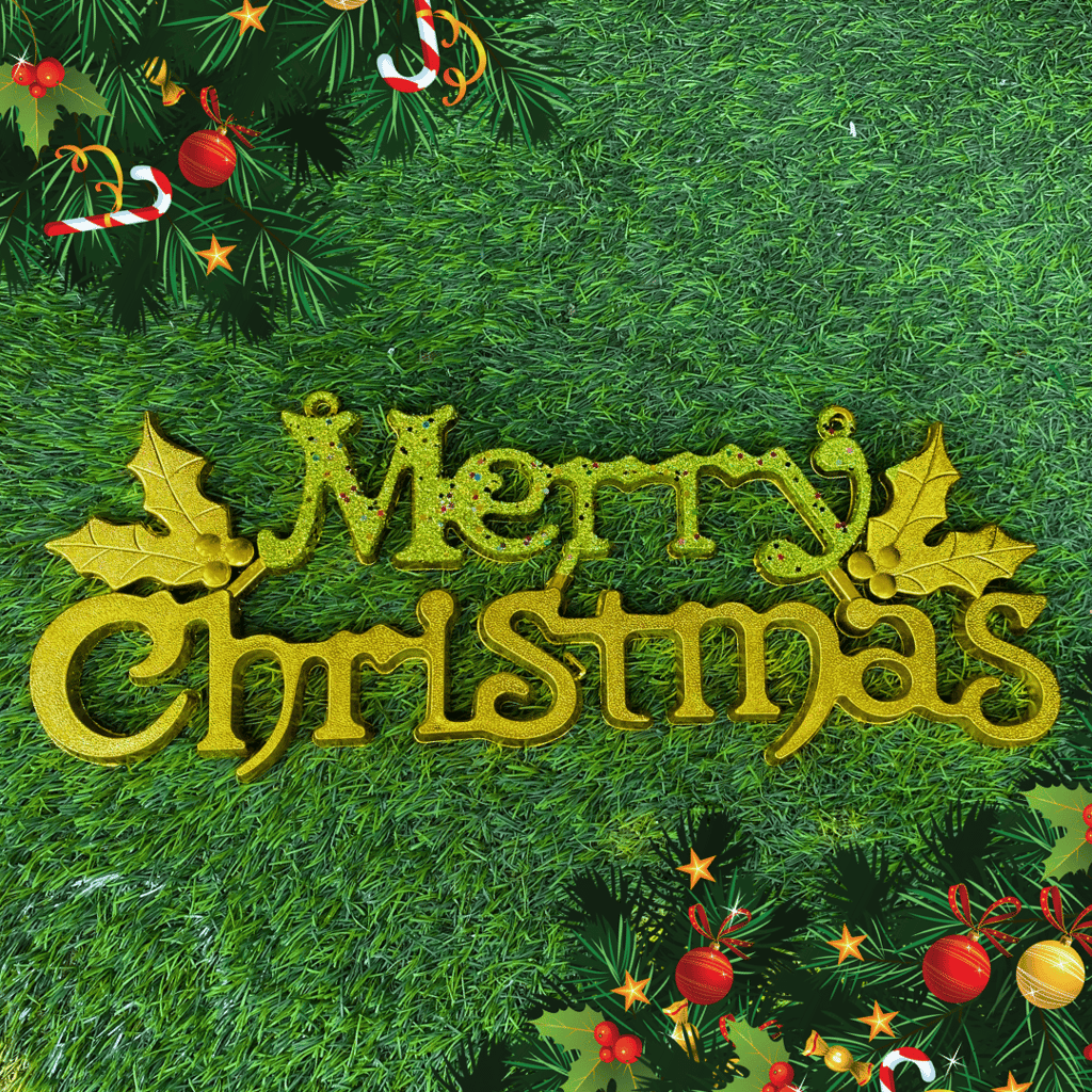 Merry Christmas Hanging Board - Party and Festive Needs | Buy online on ZillyBuy
