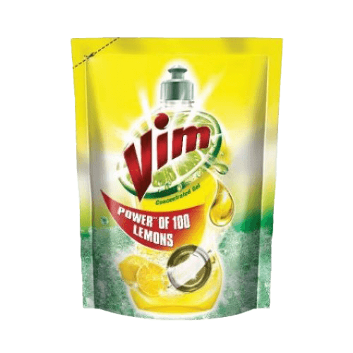 Vim Dishwash Gel Liquid Lemon 500ml