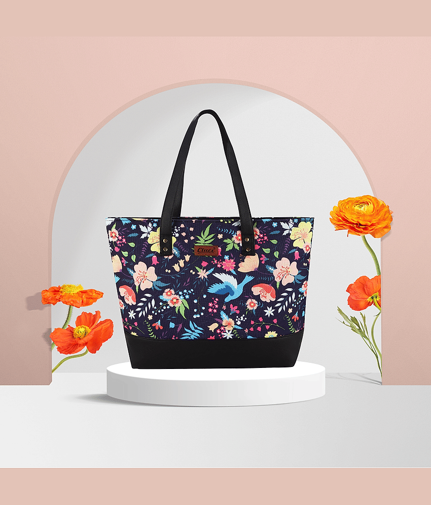 CLUCI Tote Bag Fabric Set of 1 ( White )