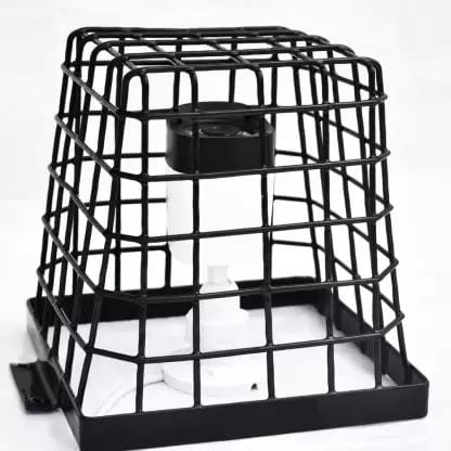 CCTV Camera Protection Cage (10x9 Inch / 22.86 cm) – Heavy Duty Metal Guard Cover for Outdoor & Night Vision Bullet Cameras