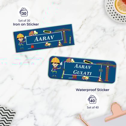 Little Builder Labelling Value Pack-Dodger Navy