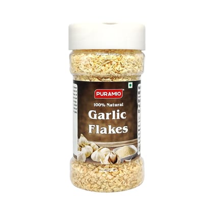 Puramio Garlic Flakes 100% Natural, 80 gm Puramio Garlic Flakes 100% Natural, 80 gm