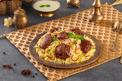 Dum Gosht Biryani (Dum Mutton Biryani, Boneless)