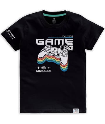 CODEZ Pack of 3 Boys Cotton Blend T-Shirt ( Black )