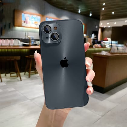 iPhone 13 Polished Metal Finish Case-Black
