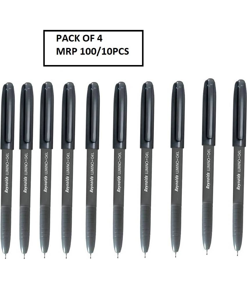 Reynolds Limino Gel Black 10 Pcs (Pack of 4)