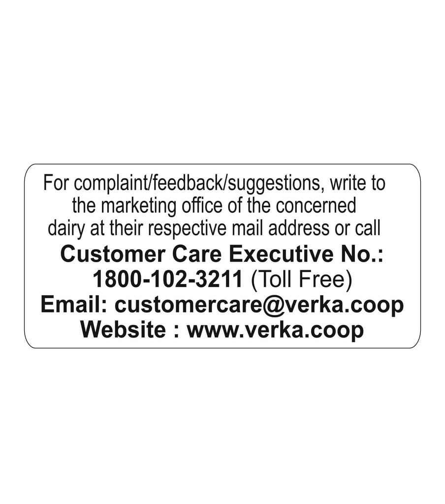 VERKA GHEE MONOCARTON 1 LITRE