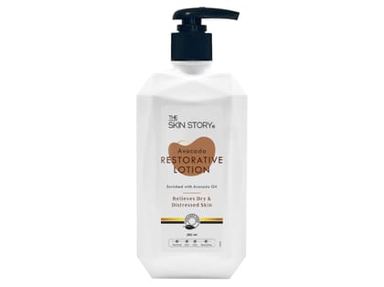 Avocado Restorative Body Lotion With Niacinamide & Shea Butter For Dry, Damaged Skin (280 ML)
