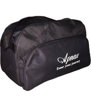 Apnav Black Printed M Duffle Bag