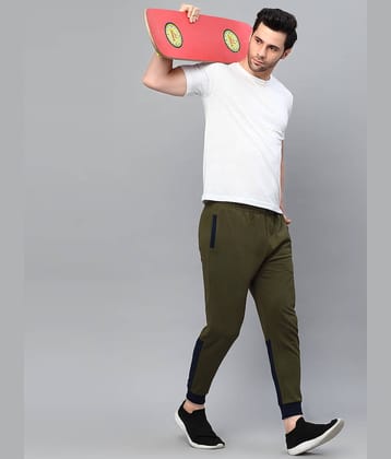 Rigo - Green Cotton Blend Men's Joggers ( Pack of 1 )