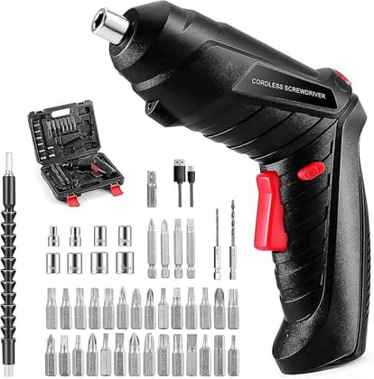 46-in-1 Rechargeable Cordless Screwdriver Drill Machine Set 46-in-1 Rechargeable Cordless Screwdriver Drill Machine Set
