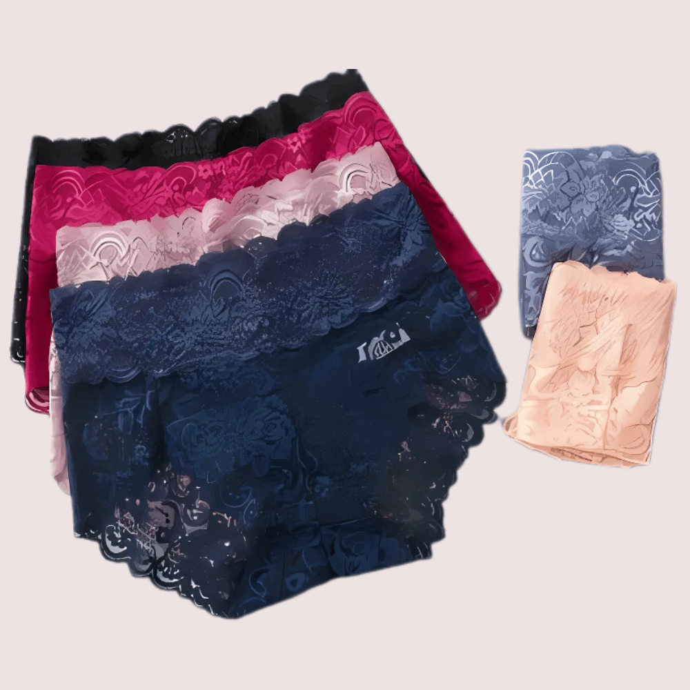 Women's  Beautiful Lace Panties Pack (of 3)