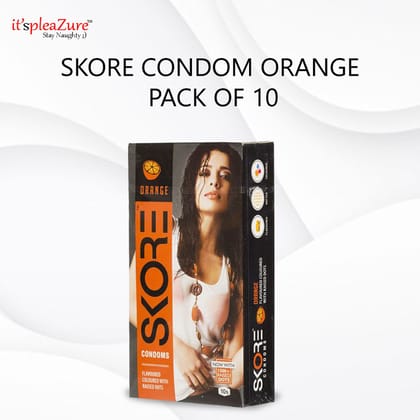 Skore Condom Orange Pack Of 10