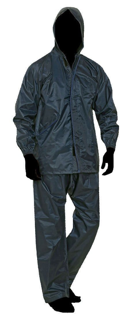 Romano nx 100% Waterproof Premium Quality Double Layer Hooded Rain Cheater Suit Men in a Storage Bag-Medium