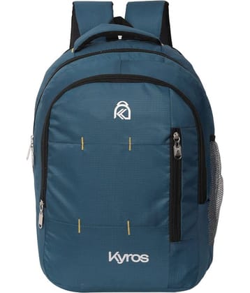Kyros Sea Green Polyester Backpack ( 35 Ltrs )