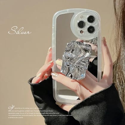 Luxury Mirror + Bracket Case-iPhone 13 Pro