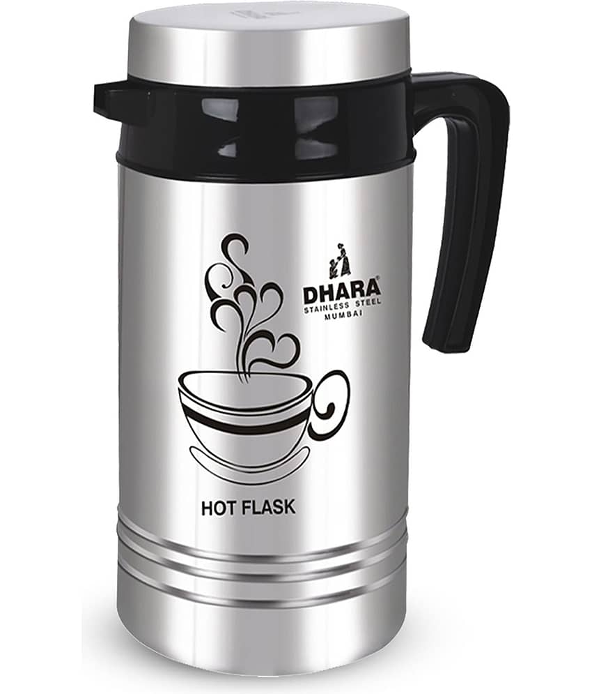 Dhara Stainless Steel Tea Star 800 Steel Carafe 800 ml