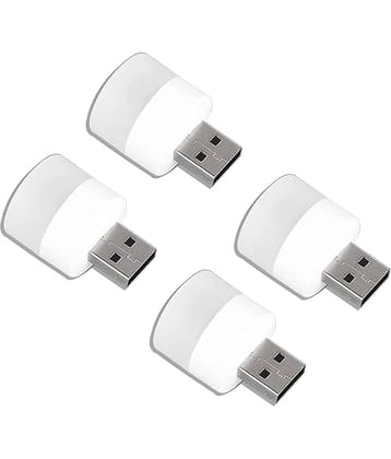 Lenon Plug in Mini USB LED Night Lamp - Pack of 4