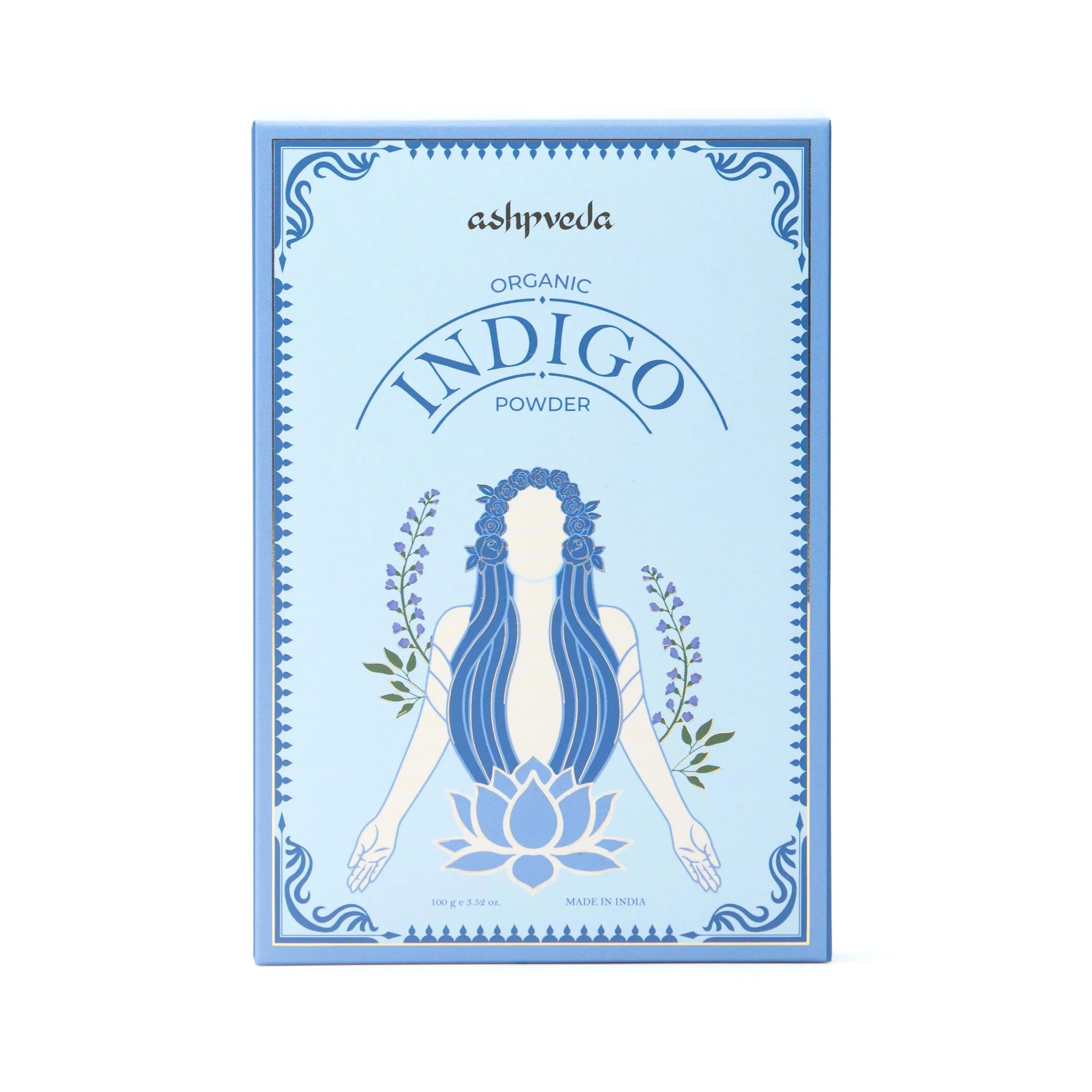 ashpveda Organic Indigo Hair Color Powder