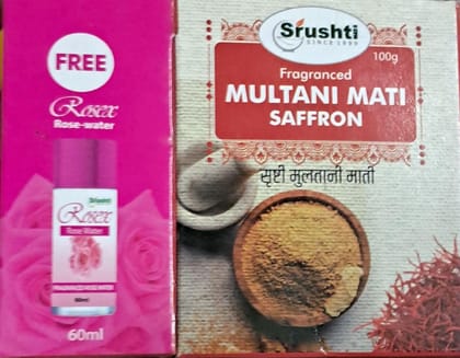 SRUSHTI MULTANI MATI SAFFRON 100GM