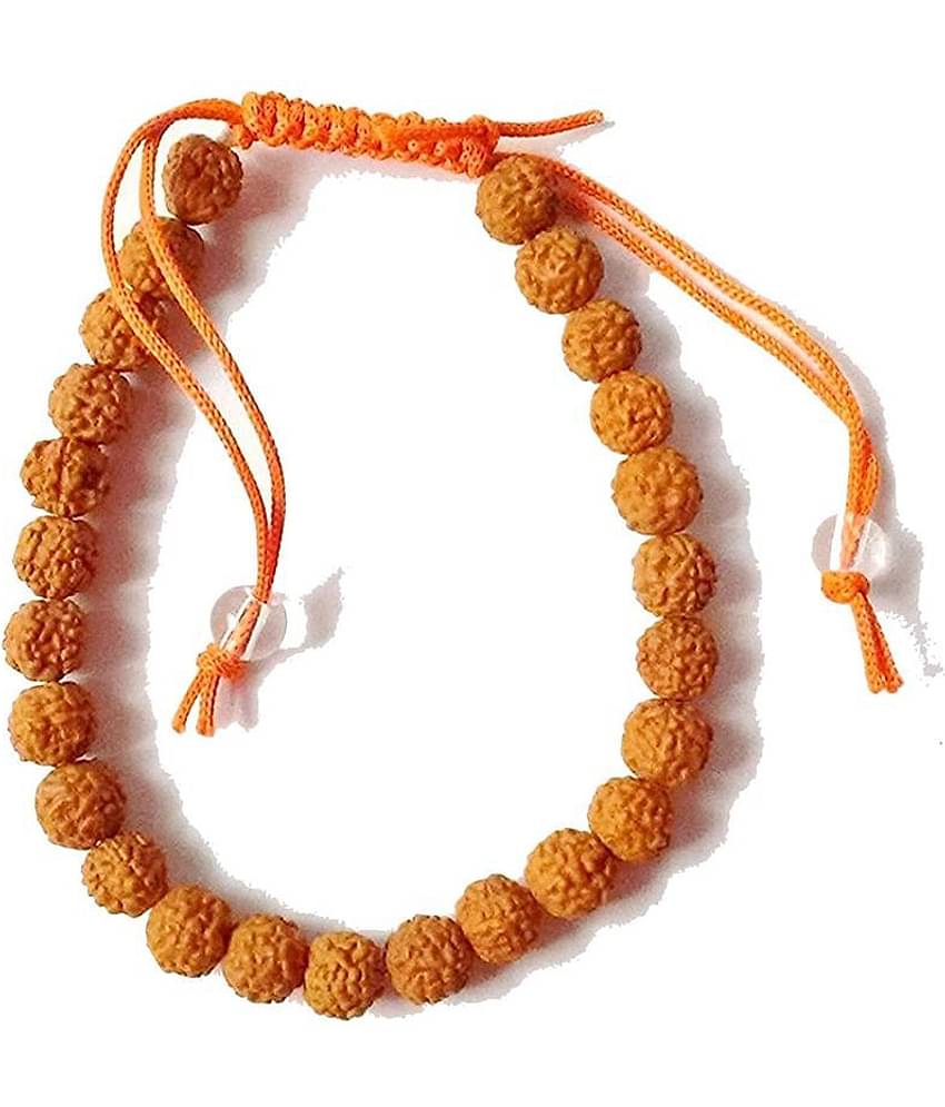 rudraksha bracelet rudraksha fancy bracelet with real 5 mukhi rudraksha 6mm size