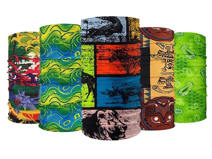 VOICI France Unisex Multipurpose Bandana Mask Polyviscose Fabric Free Size Cap wristband face wrap headwrap underhelmate