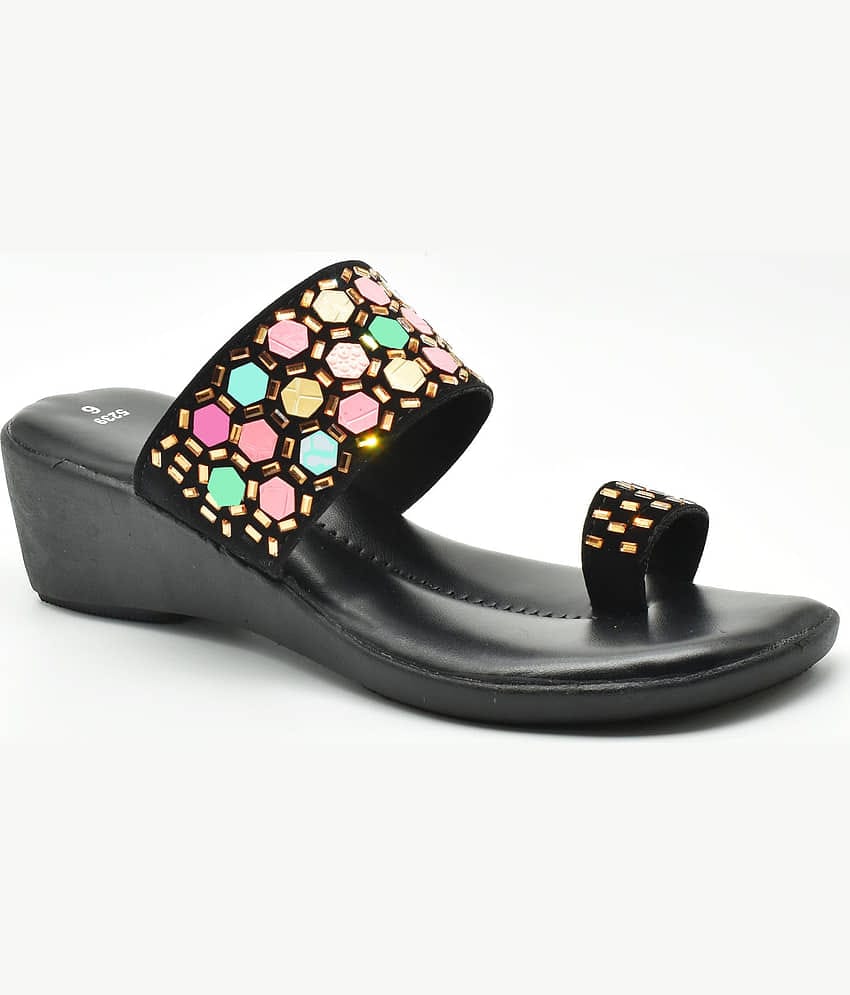 Dream Makers - Black Women's Slip On Heels