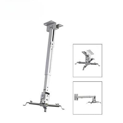 Projector Ceiling Stand | Adjustable Projector Ceiling and Wall Mount Kit Bracket Stand with Tilt Option