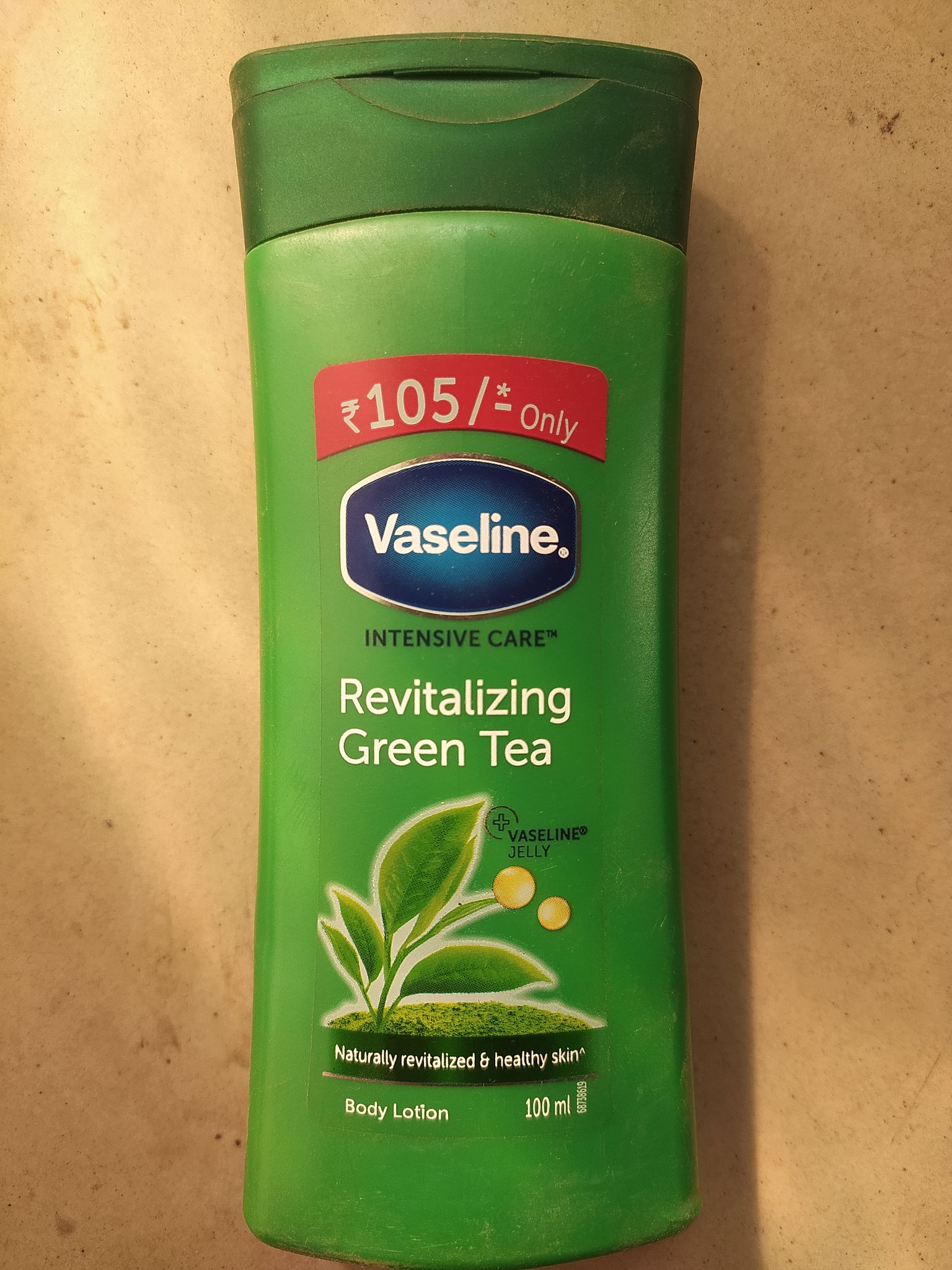 vasline revitalizing green tea 