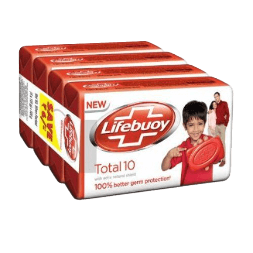 Lifebuoy Bathing Soap Total 10 4 x 65g