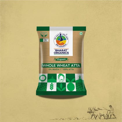 Bharat Organic Whole Wheat Atta Bharat Organic Whole Wheat Atta