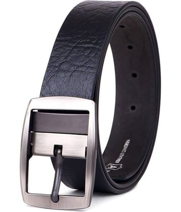 SUNSHOPPING - Black 100% Leather Men's Formal Belt ( Pack of 1 )