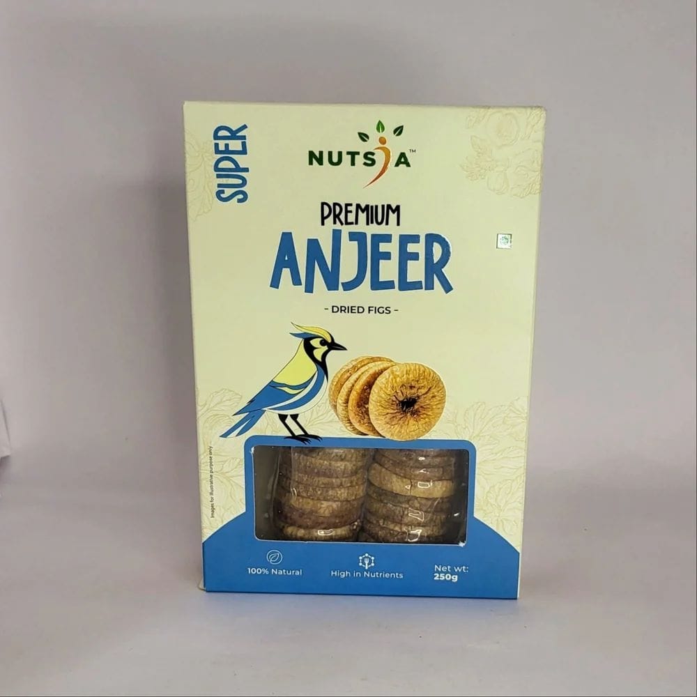 Nutsia Premium Anjeer (Dried Figs) - 500g