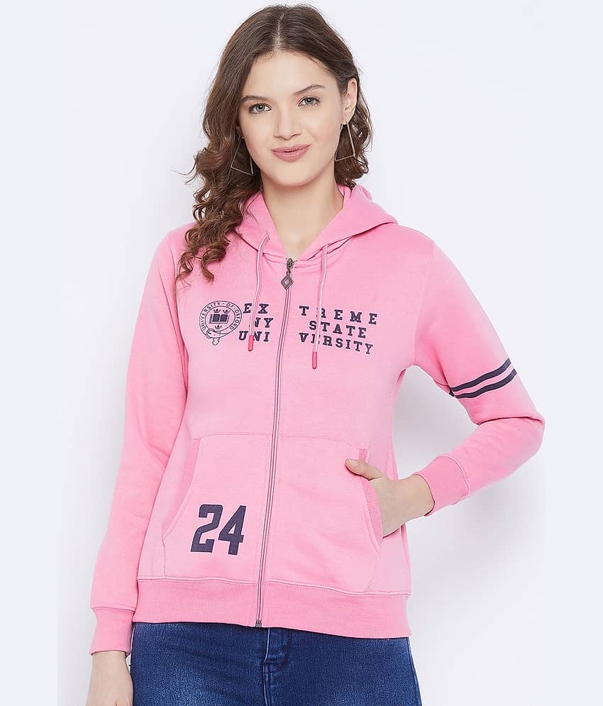 First Krush Fleece Pink Hooded Sweatshirt