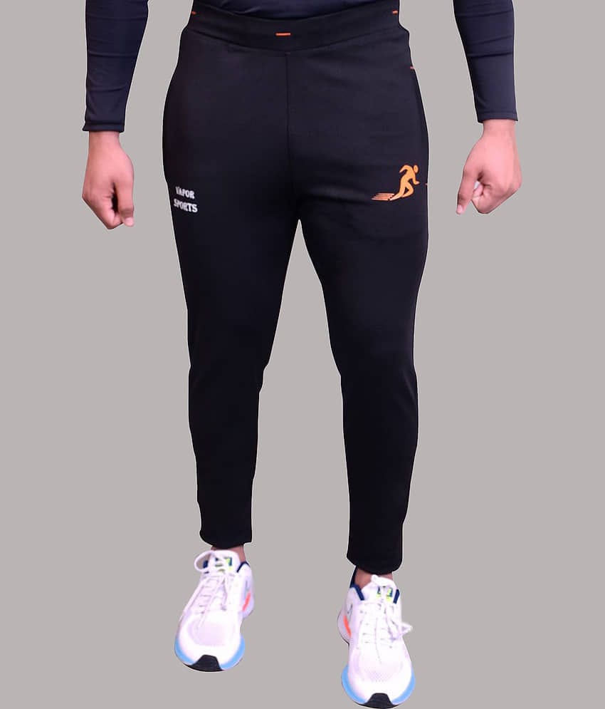 VAPOR SPORTS - Black Polyester Men's Trackpants ( Pack of 1 )