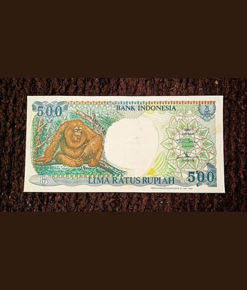 EX RARE  OLD ISSUE INDONESIA 500  RUPIAH IN TOP GRADE