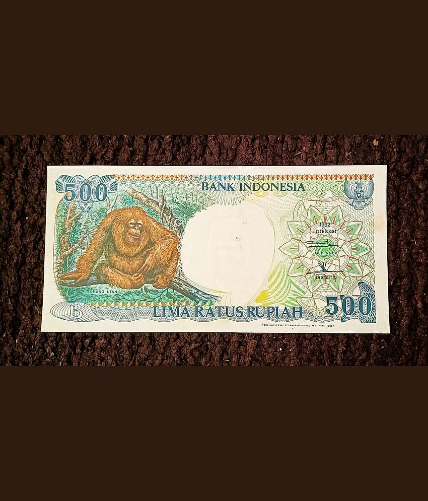 EX RARE  OLD ISSUE INDONESIA 500  RUPIAH IN TOP GRADE