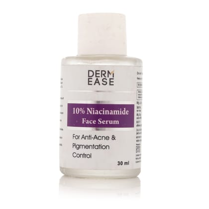 Dermease 10% Niacinamide Face Serum for Clear & Bright Skin Dermease 10% Niacinamide Face Serum for Clear & Bright Skin