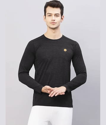 Rigo Pack of 1 Polyester Regular Fit Men's T-Shirt ( Charcoal Grey )