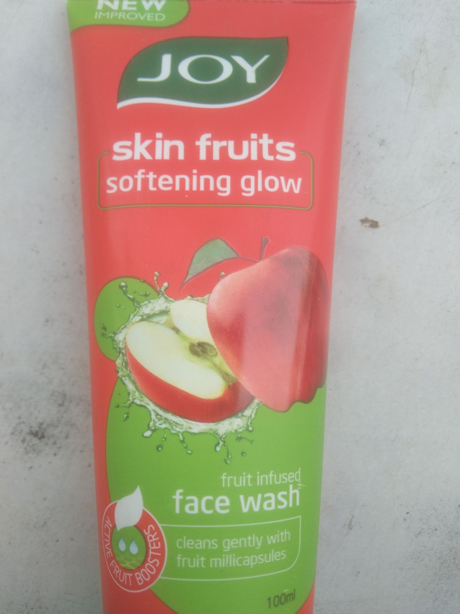 Joy skin fruit face wash softening glow