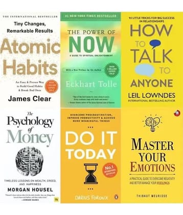 Do It Today Combo 3 By James Clear, Morgan Housel, Eckhart Tolle, Thibaut Meurisse, Leil Lowndes