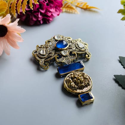 Nayaab Yuna Brooch-Purple
