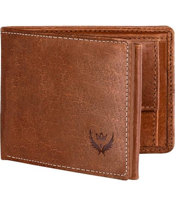 Lorenz Blue 100% Leather Men's RFID Wallet ( Pack of 1 )