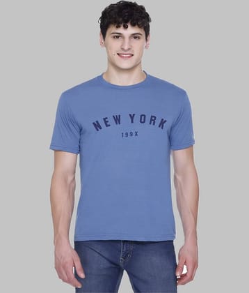 HVBK Pack of 1 Cotton Blend Regular Fit Men's T-Shirt ( Black )