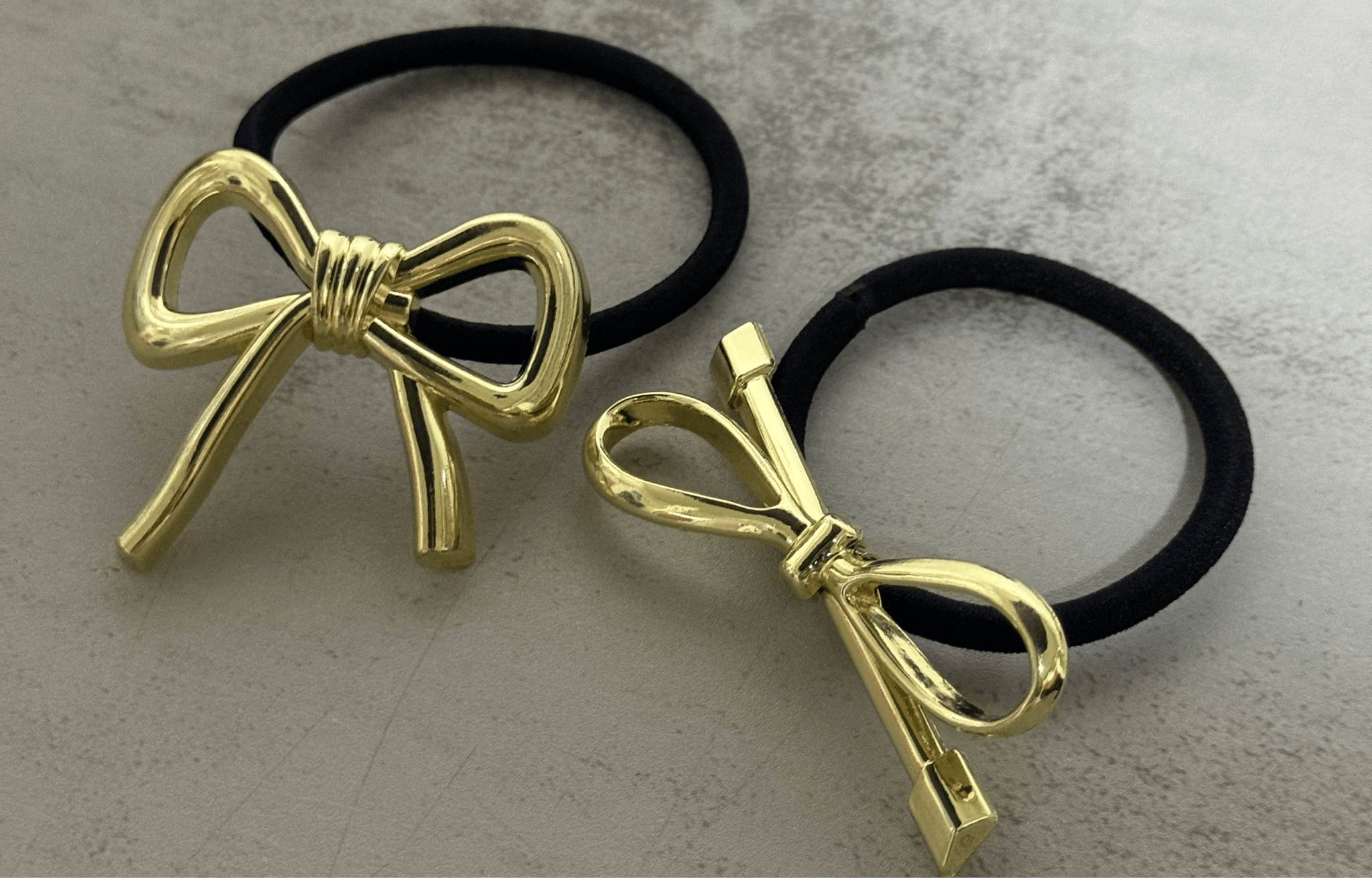 Set of 2 - French Retro & Bow Knot Hair Cuff